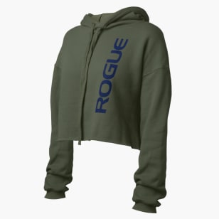 Rogue Crop Hoodie Women s Black Camo Rogue Fitness